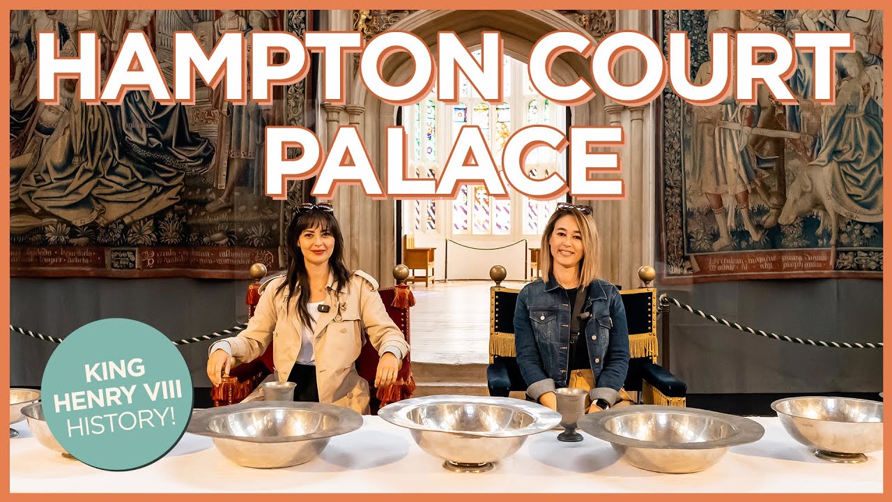 Join the journey as travelers explore the Hampton Court Palace.