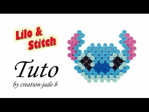 Tuto Perles à repasser (Hama) - Lilo & Stitch !