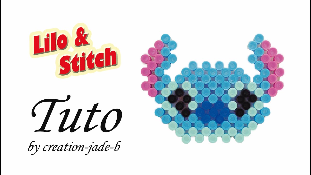 Tuto Perles à repasser (Hama) - Lilo & Stitch !
