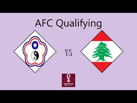 Chinese Taipei vs Lebanon - Asian Qualifying (Round 2 Group B)