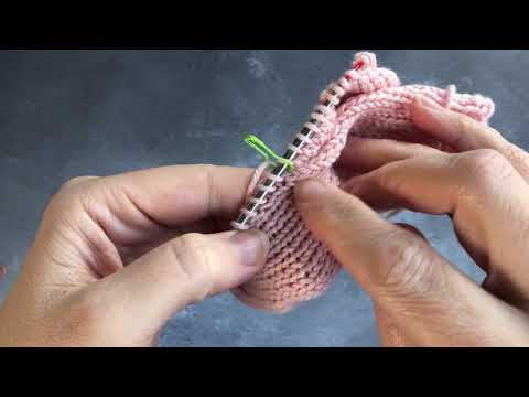 Knit School Sock Challenge, Day 4 Gusset Pick up and shaping on Short Circular Needles