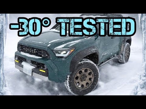 What REALLY Happens To A Toyota Hybrid At -30°C? ￼(Cold Weather Test) 