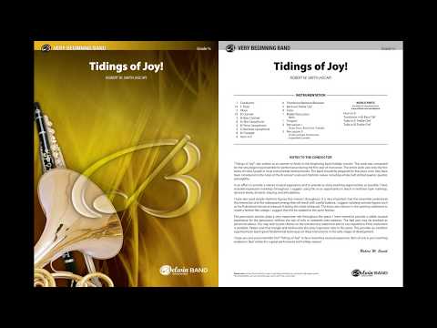 Tidings of Joy!, arr. Robert W. Smith – Score & Sound