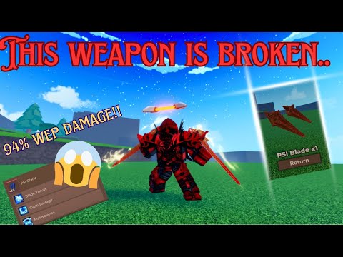 PSI blade review do they suck? || Dragon blox PSI blade showcase