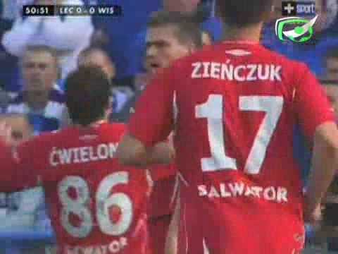 22 kolejka Lech Poznań - Wisła Kraków Singlar Gol 1:0 ( 1:1 )05.04.09