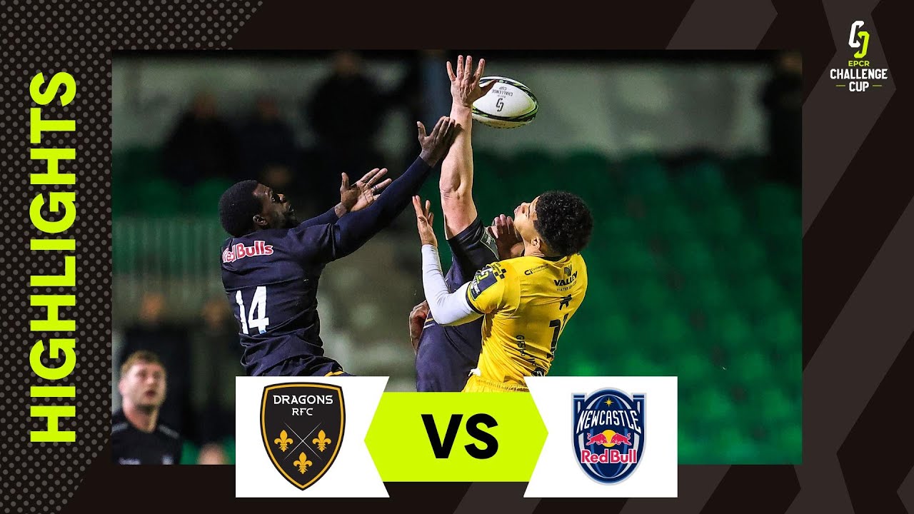 Résumés - Dragons RFC v Newcastle Red Bulls | EPCR Challenge Cup 2025/26