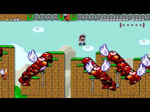 SMW: Chocolate Island 2 by Me - Super Mario Maker