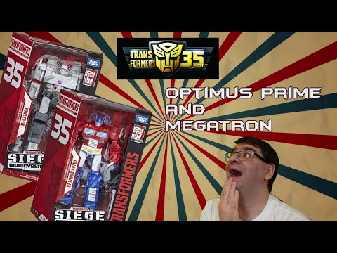 Transformers 35the Anniversary OPTIMUS PRIME and MEGATRON