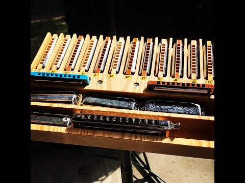 Bend heavy blues riffs on a C harmonica (from the vault)
