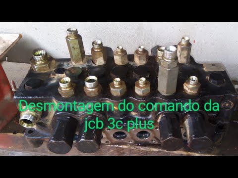 Desmontagem do comando da jcb 3c plus