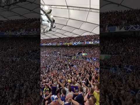 30,000 Scots "Flower of Scotland" National Anthem | EURO 2024 | Stuttgart