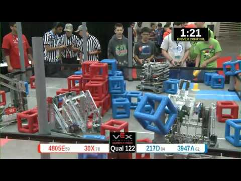 2015 VRC Math Q122 - 4805E 30X vs 217D 3947A - 40 to 23 - VEX Worlds 2015 - Math Division