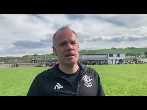 Klaus Grüber, Trainer SG Welschbillig/Kordel, nach dem 2:4 in Pluwig