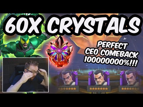 60x 2025 Superior Banquet Crystal Opening - PERFECT CEO COMEBACK!!!!! - Marvel Contest of Champions