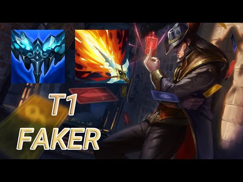 T1 Faker Twisted Fate Mid VS Orianna | KR Master Patch 13.17