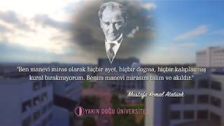 Yakın Doğu Koleji - 10 Kasım Atatürk'ü Anma Günü