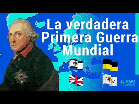 The Seven Years' War ⚔🇬🇧🇩🇪 in 10 minutes 🇫🇷🇦🇹⚔ - Sebas's Map