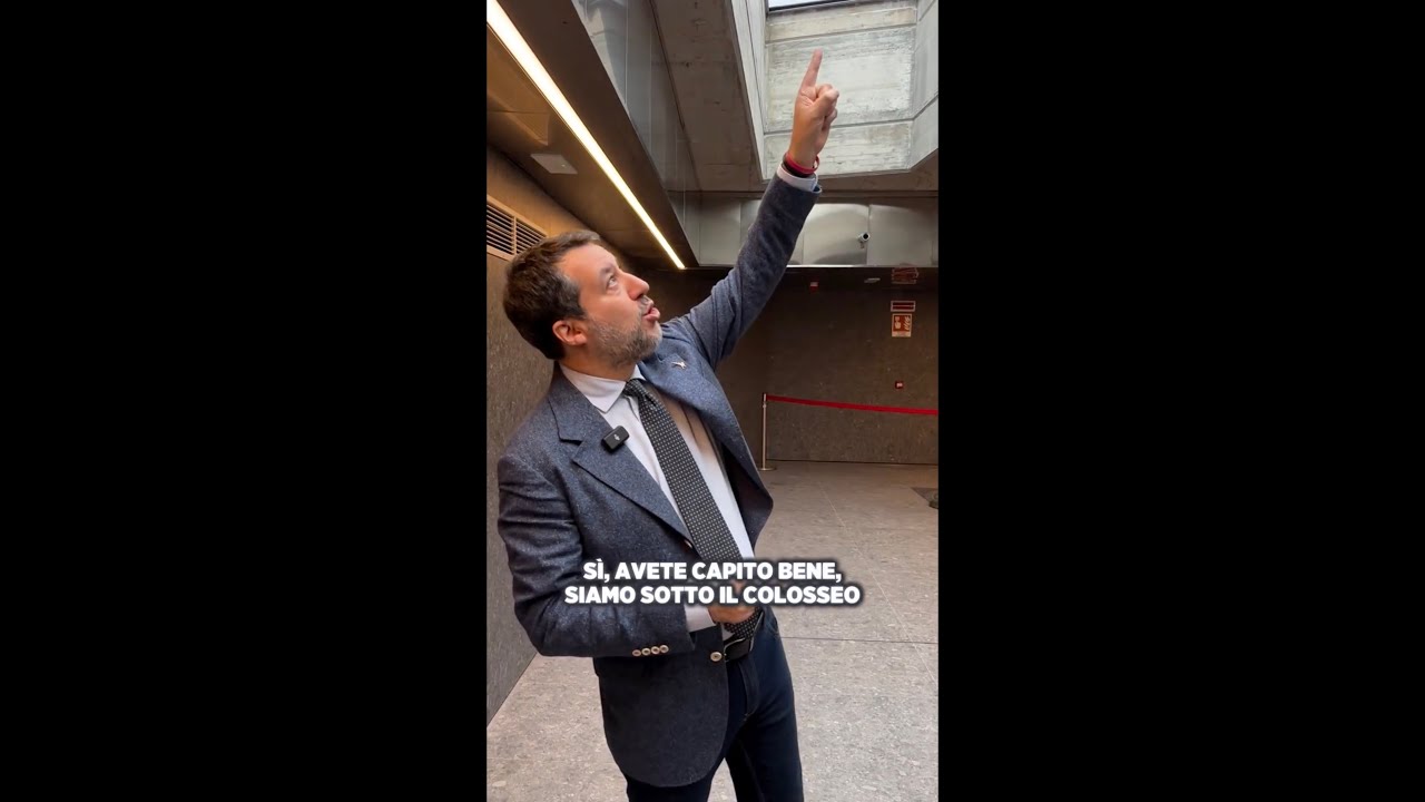 SALVINI: "SOTTO AL COLOSSEO, L’ITALIA CHE CORRE. QUANDO L’ITALIA OSA, VINCE"