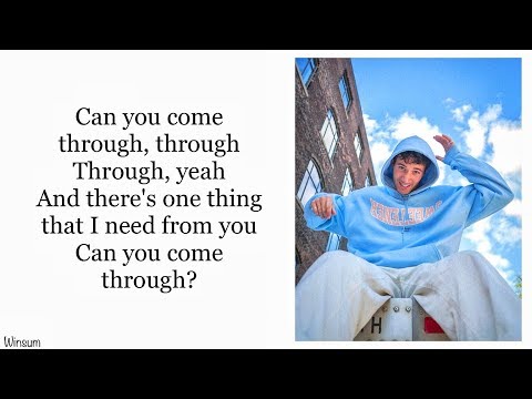 Jeremy Zucker - comethru (Lyrics)