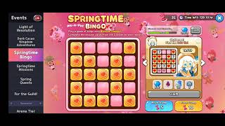 Springtime Bingo Challenge: Find Hidden Bow Tie - Cookie Run: Kingdom