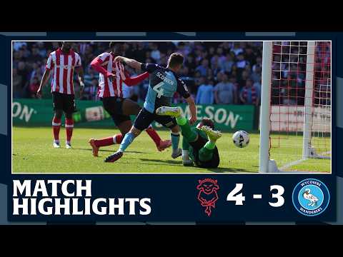  FC Lincoln City 4-3 FC Wycombe Wanderers High Wycombe 