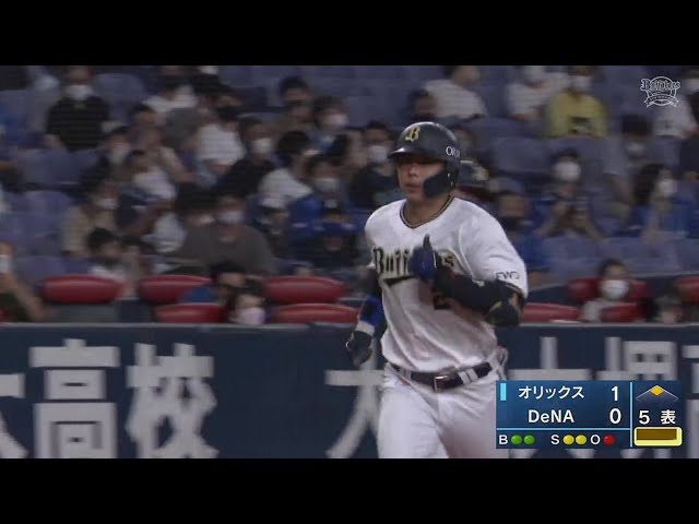 【5回表】バファローズ・若月 センターへの2ランホームランで追加点をあげる!! 2021/8/8 B-DB(エキシビションマッチ)