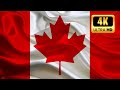 CANADIAN FLAG FLAG OF CANADIAN WAVING CANADIAN FLAG 1 HOURS 4K UHD