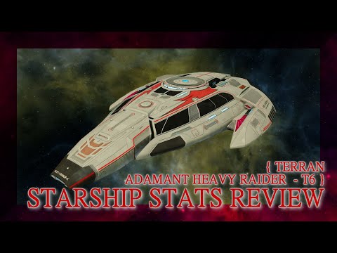 Terran Adamant Heavy Raider - STARSHIP STATS REVIEW (Star Trek Online)