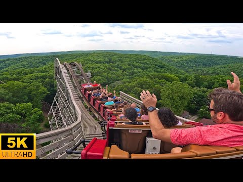Back row point of view footage of Outlaw Run