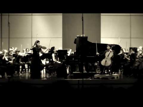 Beethoven Triple Concerto - Mov  I / Aristides Rivas, Alice Hallstrom, Jenny Tang, Hangen