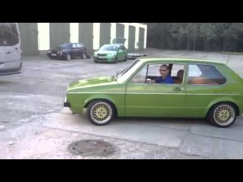 Golf 1 Lofotengrün VAU-MAX Auto der Woche BBS Schwalbenschwanz