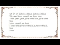 Dee Dee Warwick - Girls Need Love Lyrics