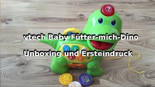 vtech Baby Fütter-mich-Dino Unboxing Livetest: Nervensäge?