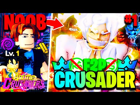 Going NOOB To CRUSADER Gear 5 Luffy Vs Kaido Free To Play In Anime Crusaders! | #1
