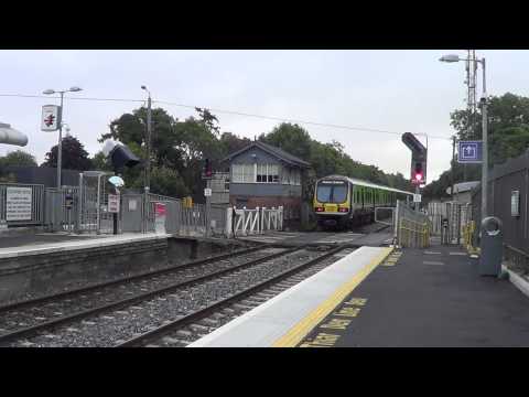 Irish Rail 29001 + 29007 departs Clonsilla going to Dublin Pearse