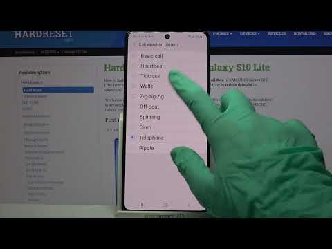 How to Enter Vibration Settings in SAMSUNG Galaxy S10 Lite – Open Vibration Settings