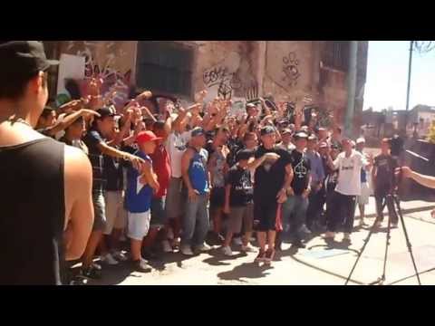 Filmacion RAPEROS UNIDOS de Esteban el As, Xxl irione y Fili wey