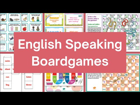 8 English Speaking Boardgames