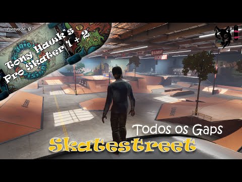 Todos os Gaps Skatestreet - Tony Hawk's Pro Skater 1 + 2 (Skatestreet All Gaps)