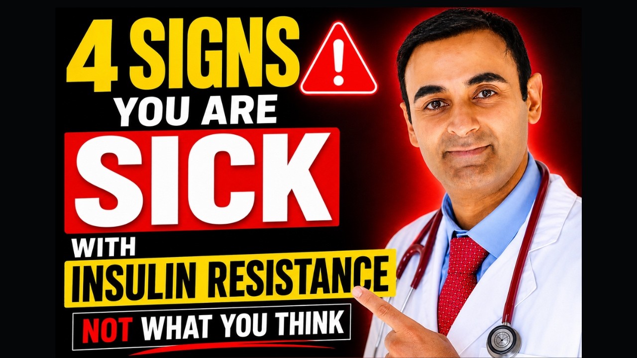 4 Signs You Are SICK With INSULIN RESISTANCE (Not What You Think)