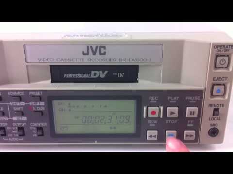 JVC BR -DV600U MINIDV NTSC PAL  PROFESSIONAL VCR DECK