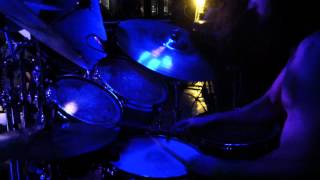 3 Inches of Blood - Dark Messenger - Drum Cam - Calgary, July 13th, 2012