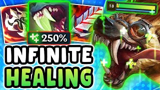 I built Every Lifesteal item on Warwick Jungle and it was insane... (250% LIFESTEAL = UNKILLABLE)