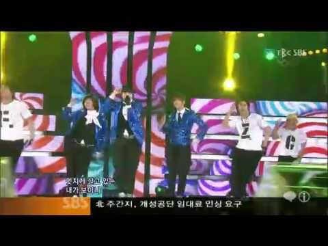 100214 F.cuz - Jiggy (remix version) @ SBS Inkigayo