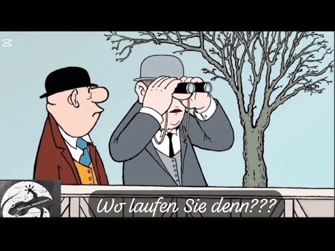 Wo laufen sie denn? LORIOTs berühmtes Cartoon: Auf der Rennbahn