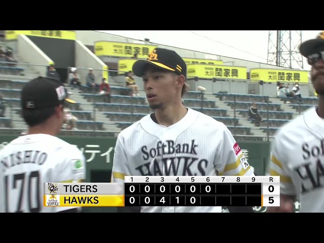 【ファーム】ホークス・又吉克樹 6回無失点の好投で勝利投手の権利を持ってマウンドを降りる!! 2025年5月1日 福岡ソフトバンクホークス 対 阪神タイガース