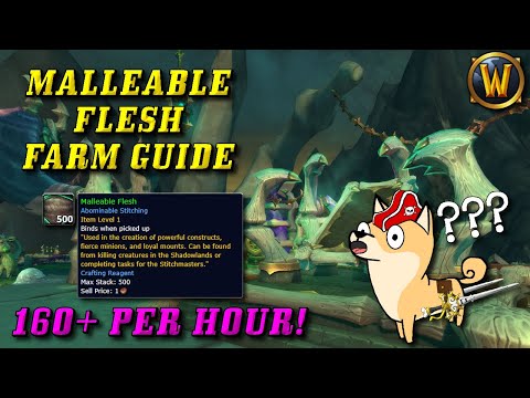 SUPER FAST Malleable Flesh Farm Guide! (Over 160 per hour!)