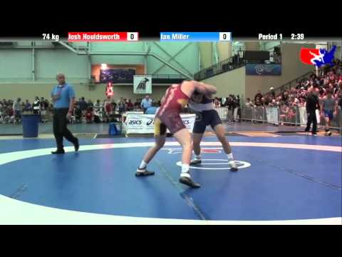 Josh Houldsworth vs. Ian Miller at 2013 ASICS University Nationals - FS