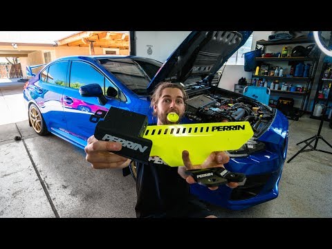 PERRIN Engine Dress Up Kit Install - BLING BLING!