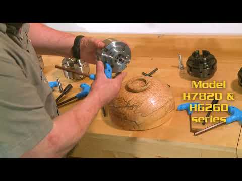 Grizzly 4-Jaw Wood Lathe Chucks